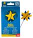 Dekora - Solidaire Verjaardagskaars Premium Ster voor Taart, Pequeño Deseo Foundation, Taartdecoratie 9,5 cm met Dubbele Lont, Geurvrije Paraffinewas, Geschikt voor Contact met Voeding