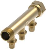 Tece TECEflex distributeur sanitair, bronze silicium, 3 groupes, dimension 16 x 3-4" bi.dr., 712202