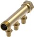 Tece TECEflex distributeur sanitair, bronze silicium, 3 groupes, dimension 16 x 3-4" bi.dr., 712202
