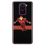 ERT GROUP mobiel telefoonhoesje voor Xiaomi REDMI NOTE 9 origineel en officieel erkend Marvel patroon Iron Man 030 optimaal aangepast aan de vorm van de mobiele telefoon, hoesje is gemaakt van TPU