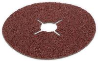 Kreator Papier de verre KRT250501 - Meuleuse d'angle - Métal bois - Ø 125mm - K24 - 5 pièces
