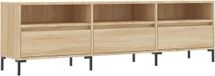 vidaXL TV-meubel Sonoma eikenhout 150x30x44,5 cm