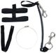Best Divers Stage Tank Strap 140/160 Mm Duikfles Bandenset Zwart, Zilver