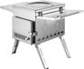 Terraskachel – Buitenoven de bois & four de réception – Poêle à bois portable en acier inoxydable – Convient pour jardin, camping et tentes