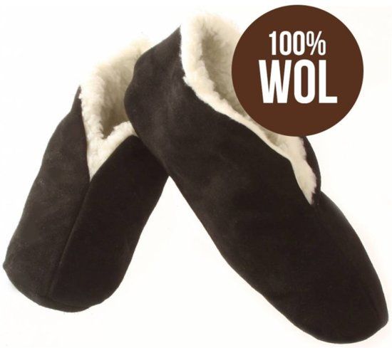Bernardino Spaanse sloffen donkerblauw 100% wollen voering 37