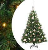 vidaXL Kunstkerstboom met 150 LED, Groen, 120 cm