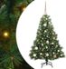 vidaXL Kunstkerstboom met 150 LED, Groen, 120 cm
