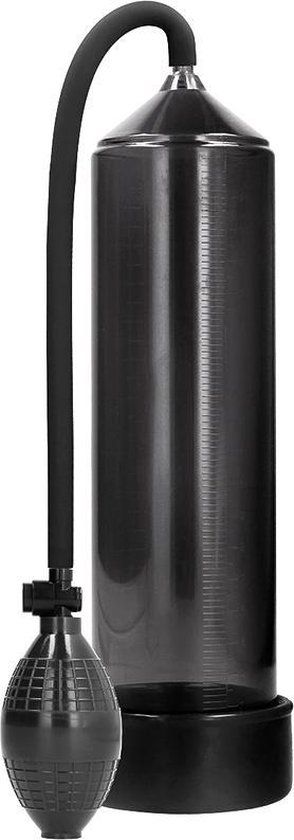 PUMPEDShots - Pumped Shots BV Pumped Klassieke Penis Pomp met Ballonpomp Inclusief Siliconen Penisring - 30 cm - Zwart