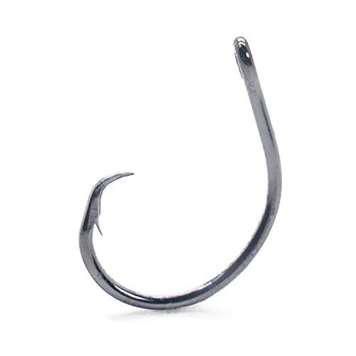 Mustad Classic 39944 Circle Hook - Size 10/0 - 50 Pack - Black Nickel