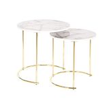 DKD Home Decor Set van 2 tafels, standaard
