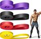 Banden Weerstandsbanden-Fitness elastiek-Fitnessbanden- set met 4 verschillende niveaus- elastische band- sport- gymnastiekband- trainingsband- fitnessband voor krachttraining-pilates- yoga- voor mannen en vrouwen