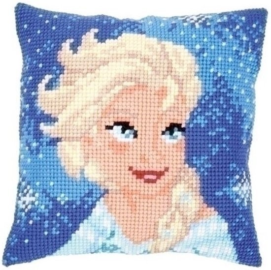 Vervaco Disney Frozen Borduurkussen Elsa 0165924