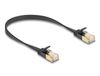 Delock 80343 câble réseau Noir 0,3 m Cat7 U/FTP STP Plat