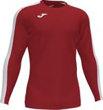 Joma Academy III Voetbalshirt Lange Mouw Heren - Rood / Wit | Maat: M
