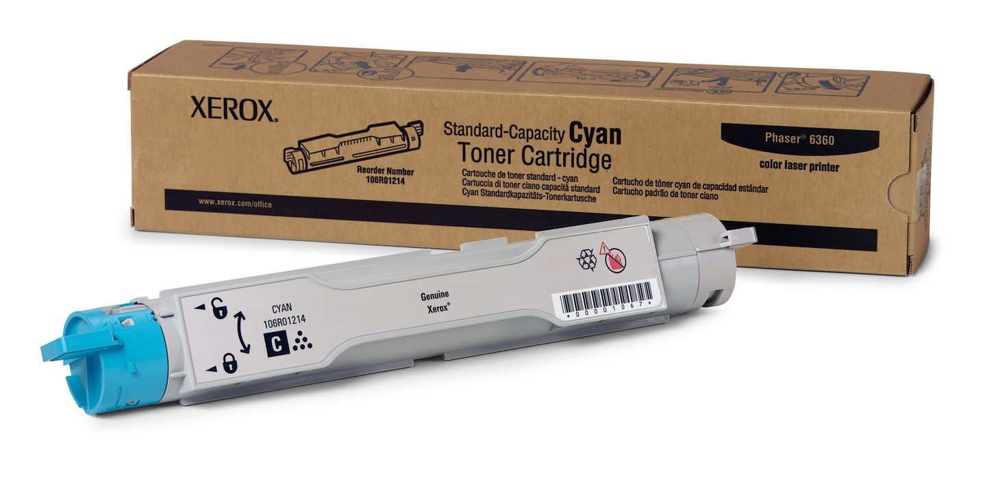 Xerox Standaardcapaciteit Cyaan Tonercartridge voor Phaser 6360 - 5000 pagina's