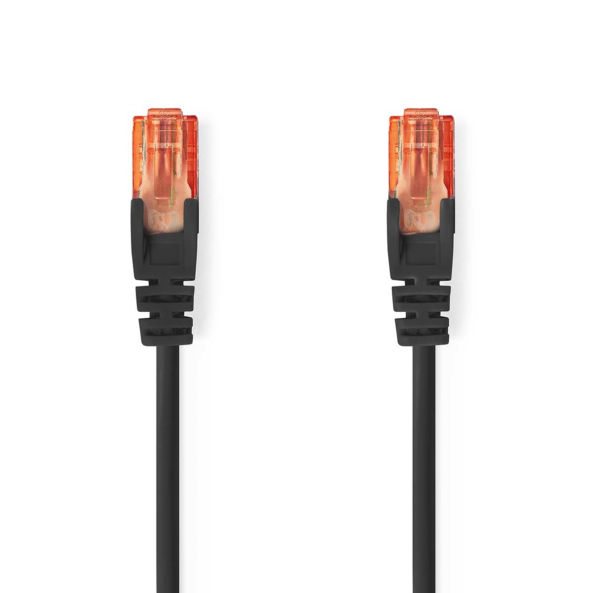 Nedis CCGL85200BK50 Netwerkkabel Zwart 5 m Cat6 U/UTP