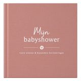Fyllbooks Mijn babyshower boek - Linnen Roestroze