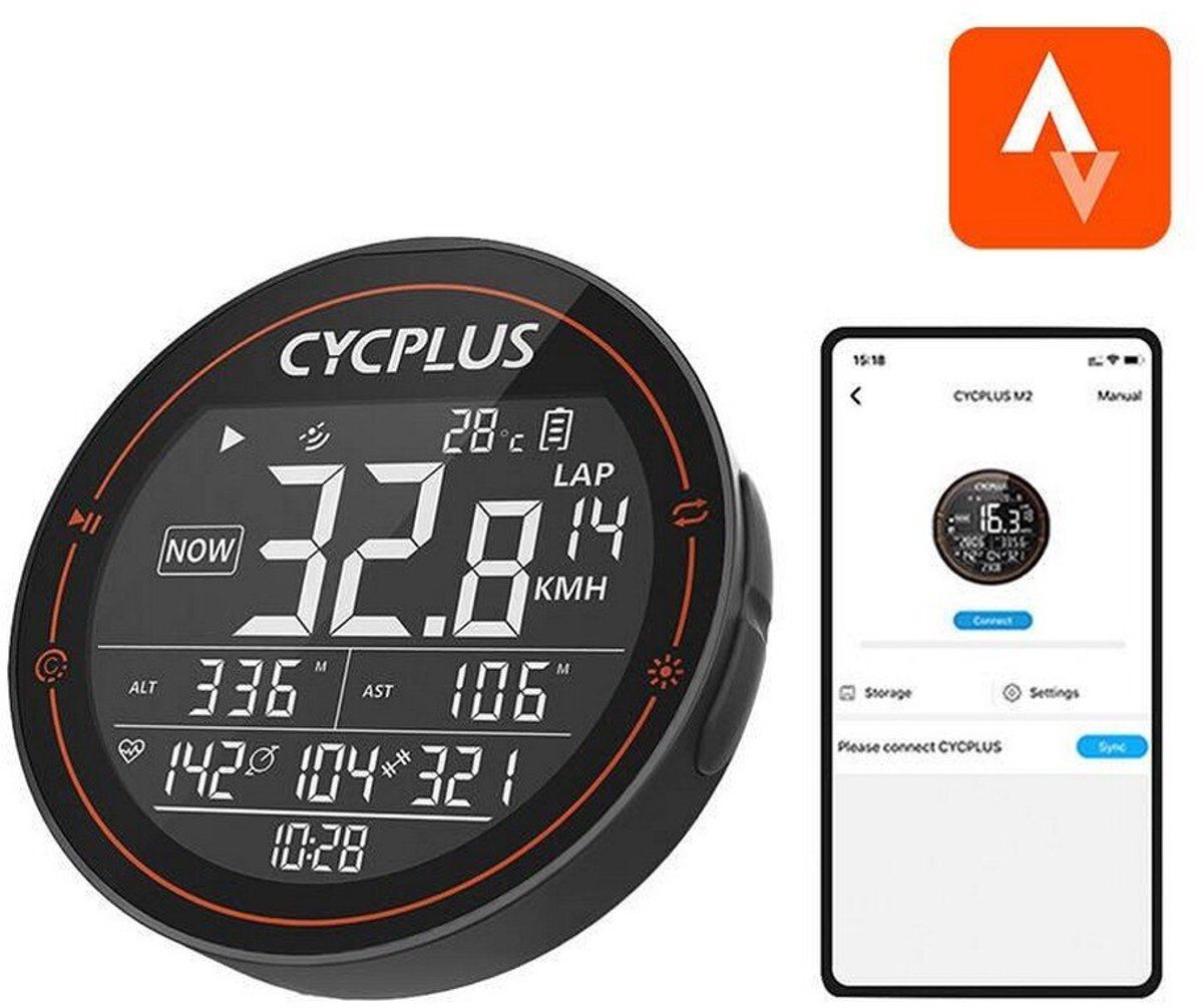 CYCPLUS M2 GPS Fietscomputer, 2,5" LED Display, 1100mAh