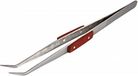 HBM 205 mm pincet met gebogen bek en hittebestendige handvatten