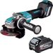 Makita GA 044 GU1 meuleuse d'angle sans fil 40 V max. 125 mm X-LOCK Brushless + 1x batterie 4,0 Ah - sans chargeur