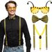 Boland Set Honingbij Geel - Volwassenen - Unisex - Accessoireset