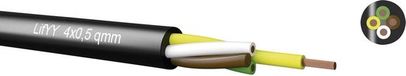 Kabeltronik LifYY Câble de commande 2 x 0.25 mm² Noir 240202500-1 par mètre
