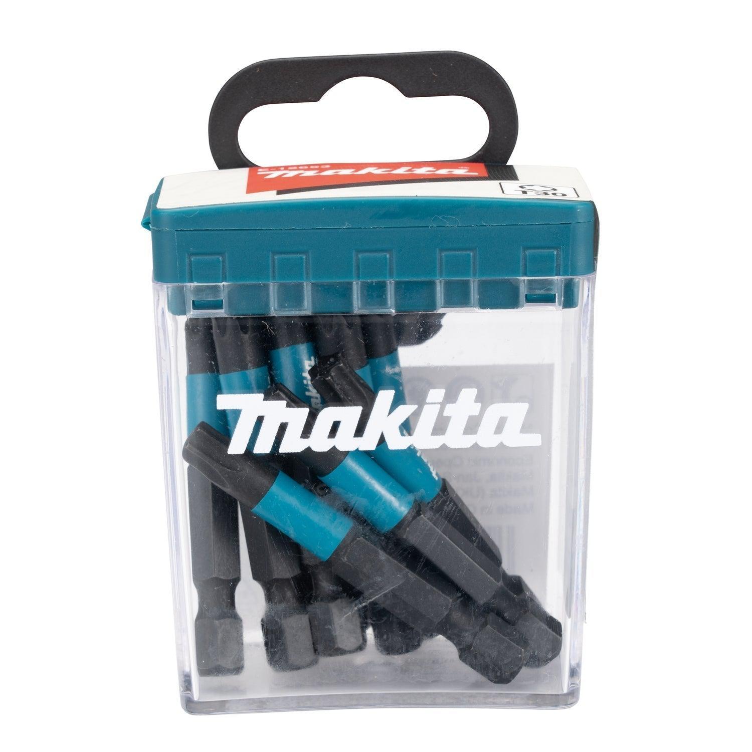 Makita E-12675 Slagschroefbit T30x50mm X Impact Black 10 st.