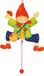 Marionnette garçon en bois - Classique pour enfants - Motif mignon avec figurine articulée et cordon de serrage - Dès 3 ans