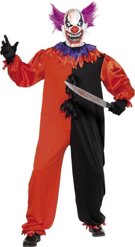 Generik Enge clown kostuum Killerclown - XL-XXL