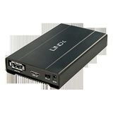 Lindy 43106 2,5 inch SATA externe etui USB 3.0 en eSATAP, zwart
