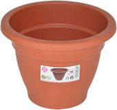 Hega Hogar Plantenpot/bloempot - terra cotta - 16 cm - kunststof