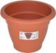 Hega Hogar Plantenpot/bloempot - terra cotta - 16 cm - kunststof