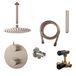 Boss & Wessing Inbouw Regendouche Set Cemal Rond Plafonduitloop RVS PVD Coating
