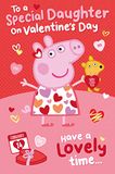 Peppa Pig Valentijnsdag kaart voor uw dochter