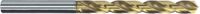 Exact 32508 HSS Metaal-spiraalboor 1 mm Gezamenlijke lengte 34 mm Geslepen, TiN DIN 338 Cilinderschacht 10 stuk(s)