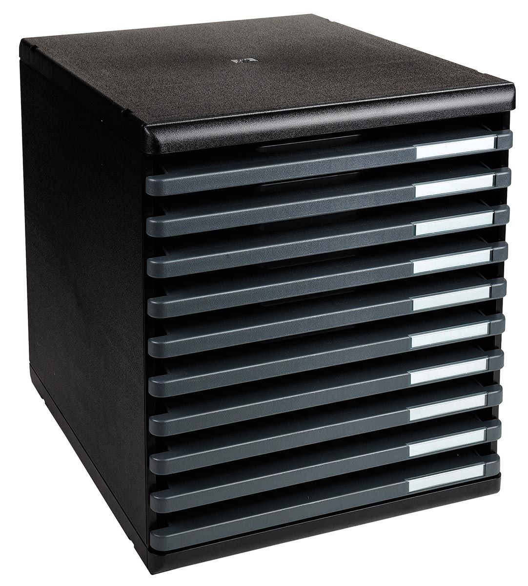 Exacompta Modulo ladenblok - 10 laden - zwart/grijs