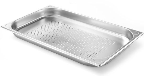 Gastronormbak 1/1 Kitchen line geperforeerd 40mm RVS