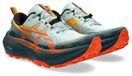 ASICS Trabuco Max 4 homme, couleur : COLD MOSS - NOVA ORANGE, taille : 42