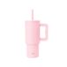 Simple Modern Kids 24oz beker met handvat en siliconen rietjesdeksel | morsbestendig en lekvrij | Herbruikbare roestvrijstalen beker | cadeau voor kinderen, jongens meisjes | Trek | 710 ml | Blush