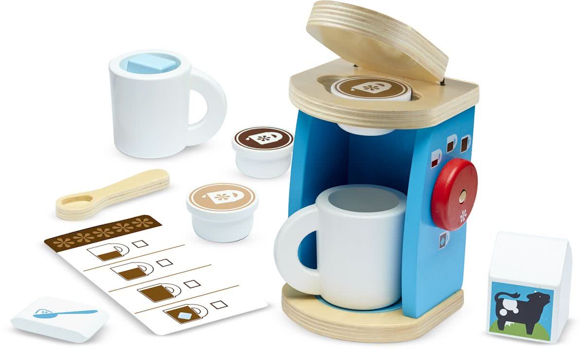 MELISSA & DOUG Speelgoed koffiezetapparaat