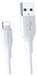 COFI 2.4A, 2 meter iPhone datakabel, 2.4A USB naar iPhone, snellaadkabel, oplaad- en synchronisatiekabel, blanc