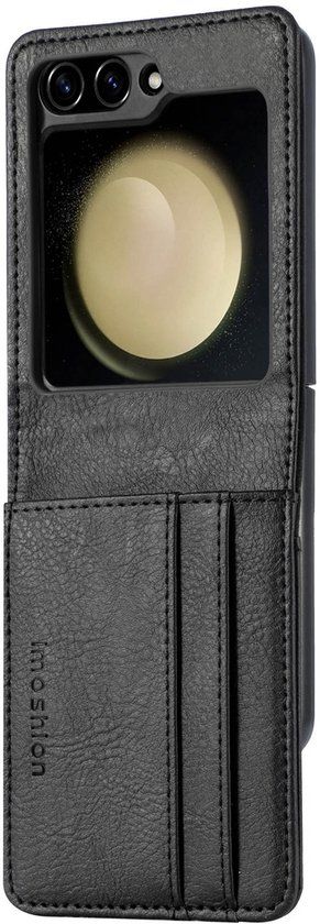 imoshion Hoesje - Geschikt voor Samsung Galaxy Z Flip 6 - Luxe Bookcase flip versie - Zwart