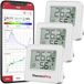 ThermoPro TP357-3 Thermo-hygromètre sans fil Blanc