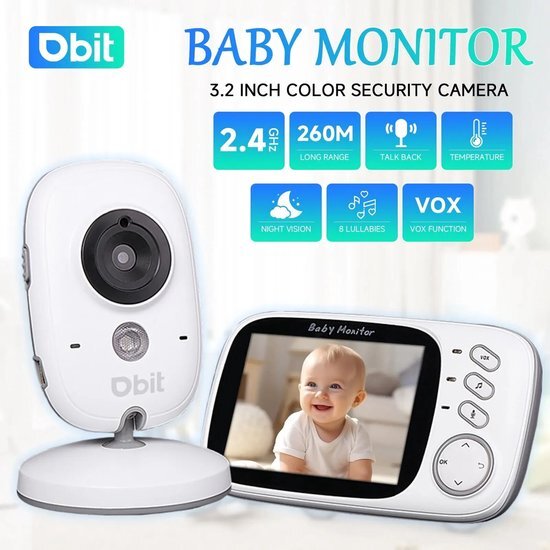 Babyfoon - Babyfoon met Camera - Videocamera