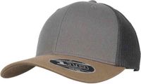 Flexfit 110 Trucker earth tones one size Trucker pet - Grijs