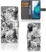 B2Ctelecom Boekhoesje voor Telefoonhoesje met Naam Samsung Galaxy S20 FE Skulls Angel