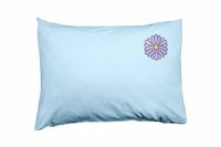 Bona Basics Decoratieve kussenhoes Lichtblauw 50x35 cm