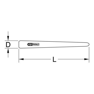 KS Tools KS Tools geïsoleerde doorvoertule, #1 Aantal:1