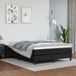 Maison Exclusive - Sommier à lattes de lit avec matelas noir 140x190 cm similicuir