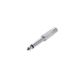Adam Hall audio-adapter [1x jackplug 6,35 mm - 1x cinch-bus] S